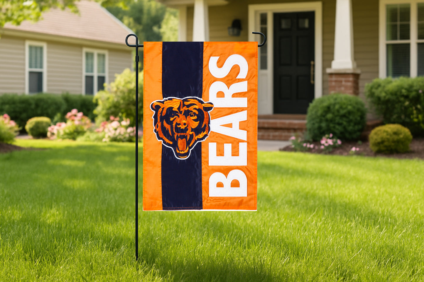 Chicago Bears Embellished Garden Flag 12.5"L x 18"H