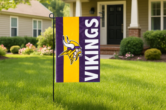 Minnesota Vikings Embellished Garden Flag 12.5"L x 18"H