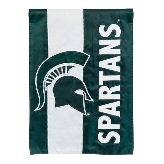 Michigan State University Spartans Embellished Garden Flag