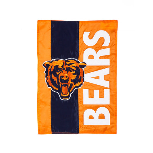 Chicago Bears Embellished Garden Flag 12.5"L x 18"H