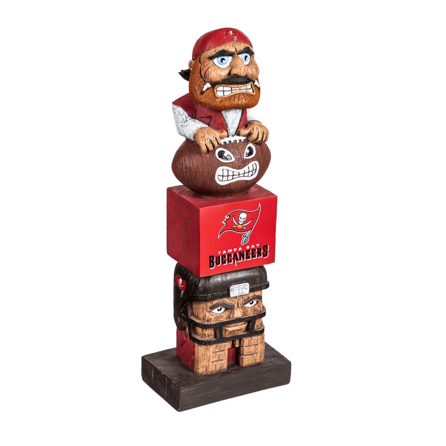 Tampa Bay Buccaneers Tiki Totem 16" Outdoor Home Garden Statue