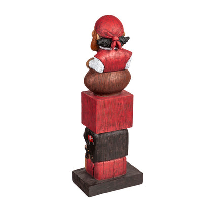 Tampa Bay Buccaneers Tiki Totem 16" Outdoor Home Garden Statue