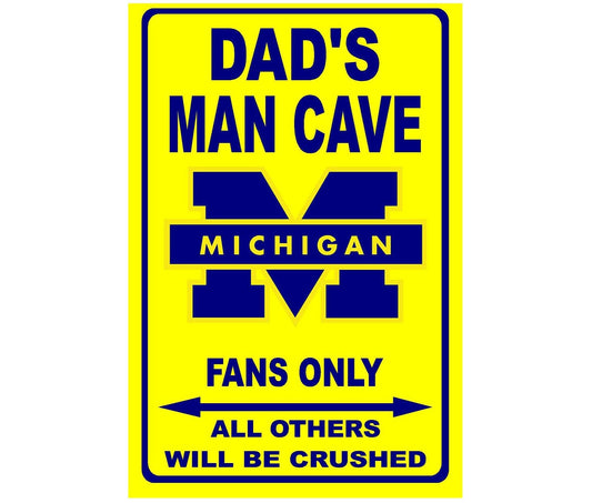 Michigan Wolverines Personalized Metal sign 12"x18 or 8"x12"