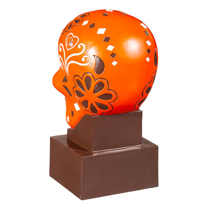 Cleveland Browns Sugar Skull Statue